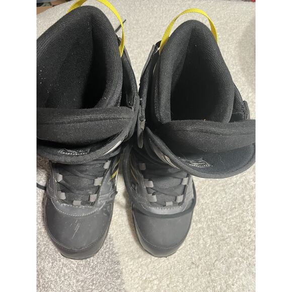 Ski-doo Holeshot BRP snowmobile boots 4441322809 size 8 lace up black yellow - Picture 10 of 10